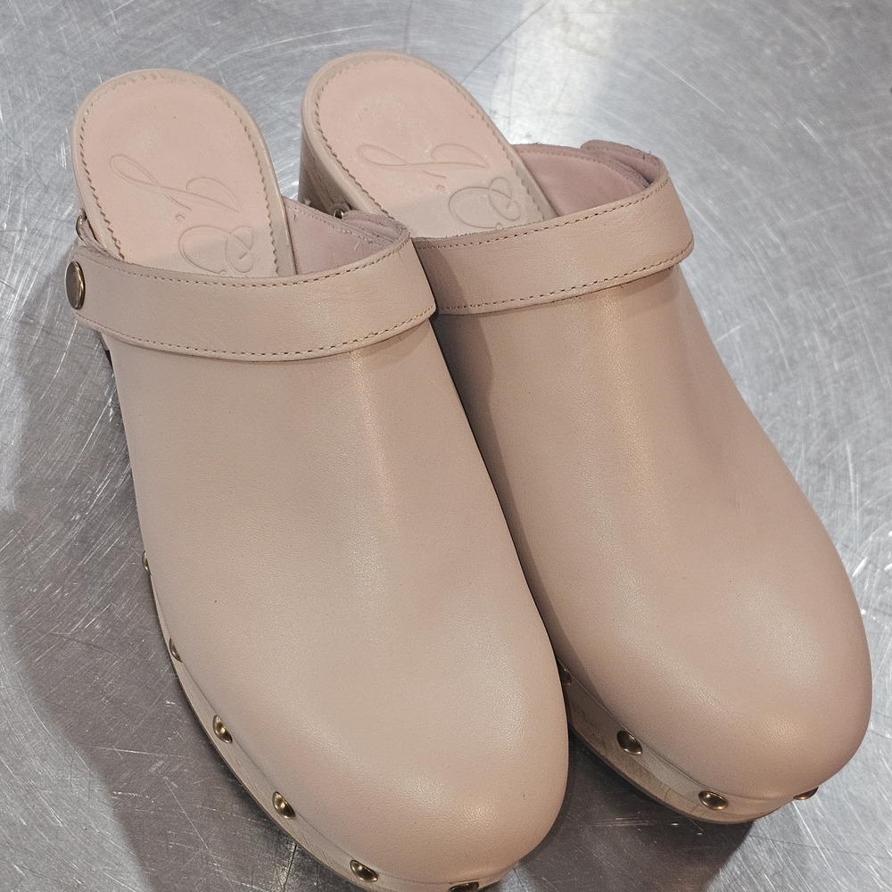 J. Crew Size 7 1/2 Elegant Pink Women's Studded Clogs